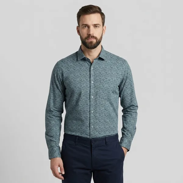 Grey_Cotton_Printed_Shirt_For_Men