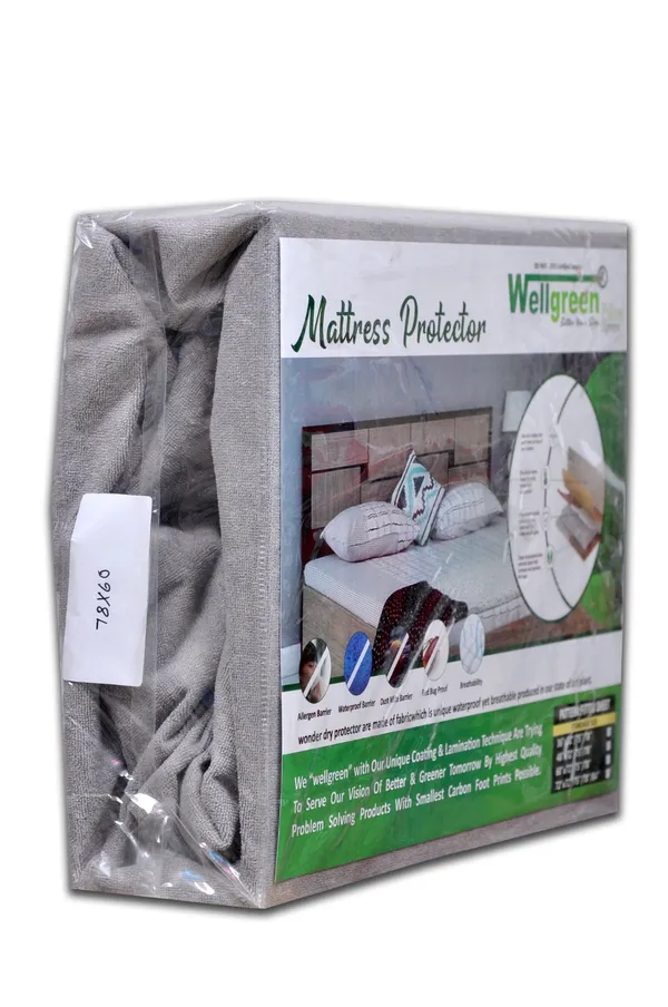 Grey_Terry_Cotton_Tpu_Waterproof_Layer_Mattress_Protector_|_78_X_60_X_10_Inch