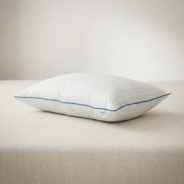 Ease_feel_Pillow_White_And_Blue_Cotton_Cover_And_Polyester_Fiber_Filling_Pillow