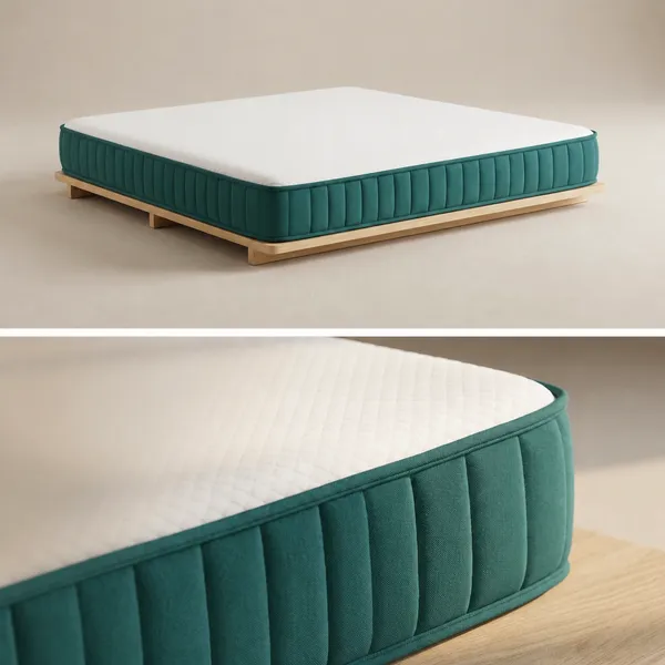 Dream_Pro_Mattress_|_White_And_Teal_Green