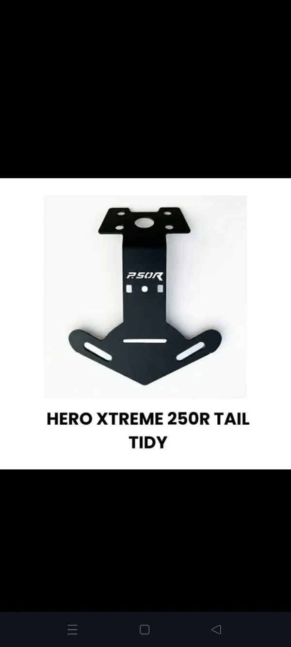 Hero_Xtreme_250R_Tail_Tidy_-_License_Plate_Bracket_Mount