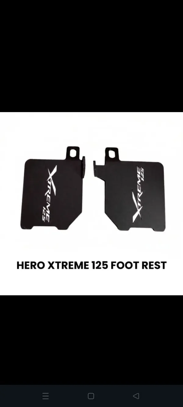 Hero_Xtreme_125_Custom_Foot_Rest_Plates_-_Black_Metal_(Pair)