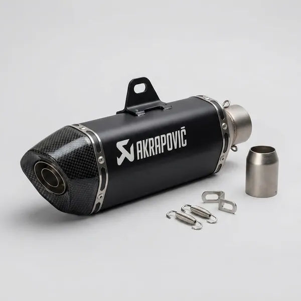 Akrapovic_Carbon_Fiber_Slip-On_Exhaust_System_For_Motorcycles_fitting_universal_all_bikes_use_this_Exhast