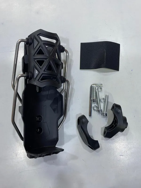 Motorcycle_Rear_Bottel_Holder_With_Elastic_Cargo_Net_-_Black_Metal_Frame