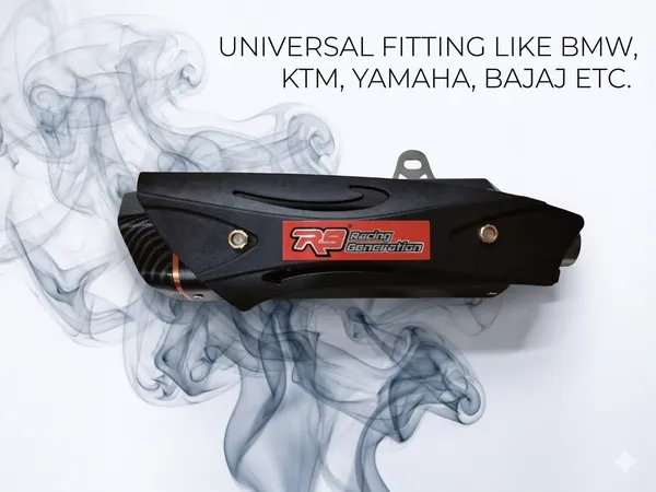 R9_Exhaust_laud_and_clear_voice_with_(_Dibikiller_)_universal_fitting_like_BMW_KTM_YAMAHA_BAJAJ_etc.
