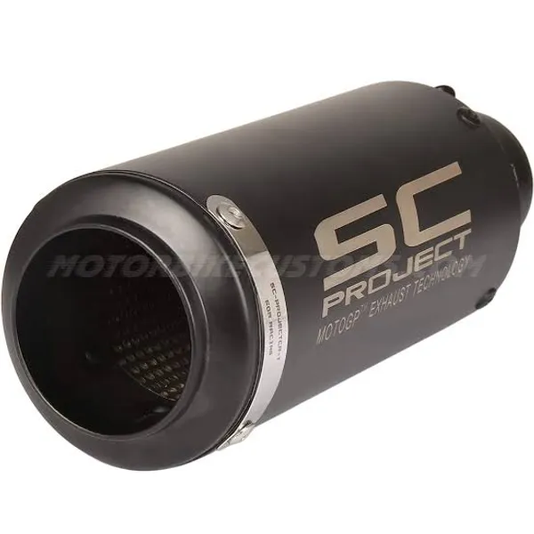 SC_Project_Motorcycle_Exhaust_Silencer_-_Black_Matte_Finish_With_Installation_Kit__fitting_universal_all_bikes_use_this_Exhaust
