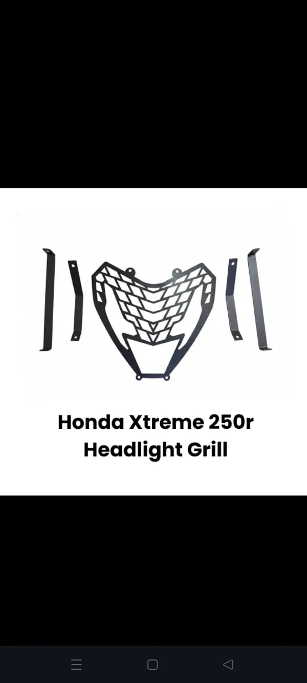 Honda_Xtreme_250r_Headlight_Grill_With_Mounting_Brackets