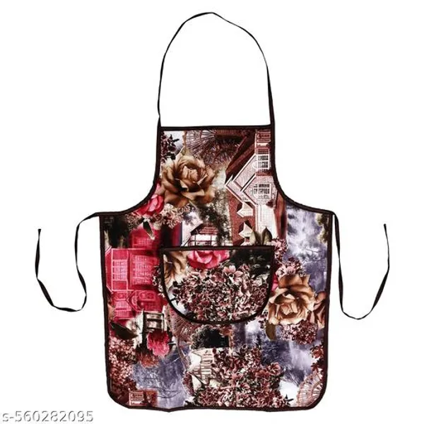 Jute_Waterproof_Kitchen_Apron_With_Front_Pocket_3_D_Print_Flower_Design