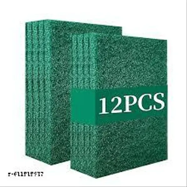 Parkle_G_Green_Scrubber_Pad_For_Utensils_4_X_6_Inch_Xl_Size_Long_Lasting_Cleaning_Pad_Pack_Of_12