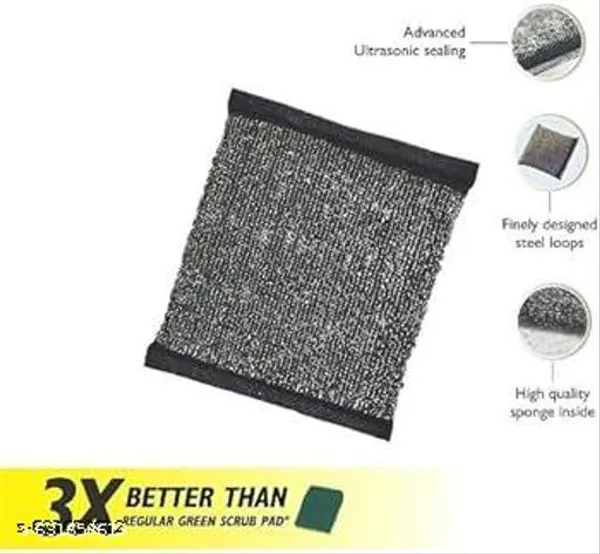 Scratch_Proof_Kitchen_Utensil_Scrubber_Pad_Dish_Wash_Steel_Scrubber_Sponge_Brite_Wipes_Standard_Pack_Of_12
