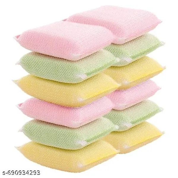 Active_Mesh_Scrubber_Pad_Foam_Sponge_Scratch_Proof_Scrubber_With_Stain_Splitter_Net_Pack_Of_12