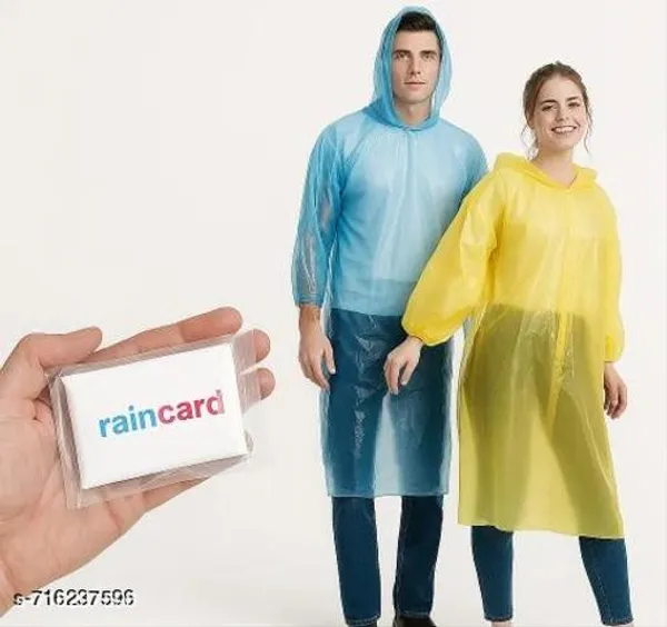 Unisex_Disposable_Rain_Card_Poncho_Ultra_Compact_Waterproof_Raincoat_With_Hood_Emergency_Travel_Rainwear_For_Men_Women_Pocket_Size_Lightweight_Reusable_2_To_3_Times_Pack_Of_5_Multicolor