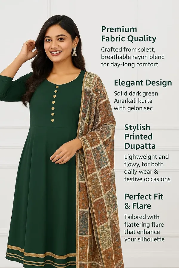 Elegant_Ethnic_Long_Anarkali_Dress_With_Printed_Dupatta_Full_Sleeves_Button_Detail_For_Party_Festive_Dress__Traditional_Outfit