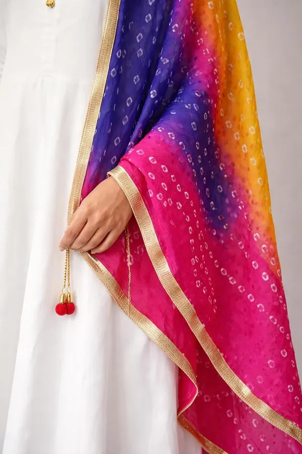 Women_Ethnic_Anarkali_Kurti_With_Bandhani_Dupatta