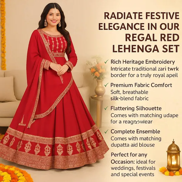 Designer_Womens_Anarkali_Dress_With_Golden_Embroidery_Festive_Wedding_Ethnic_Gown_Red