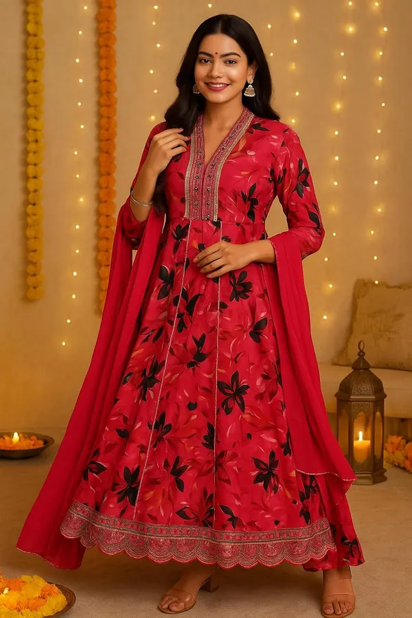 Floral_Print_Cotton_Salwar_Suit_Pink
