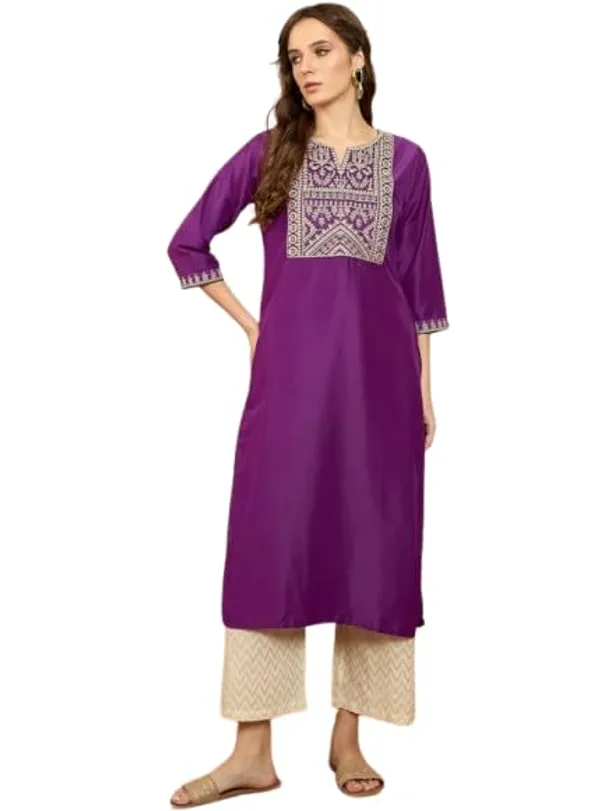 Womens_Purple_Rayon_Kurta_With_Embroidered_Yoke_Purple