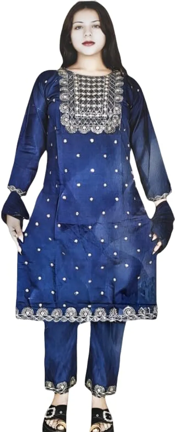 Womens_Salwar_Kameez_Roman_Silk_Set_Gold_Embroidered_Blue