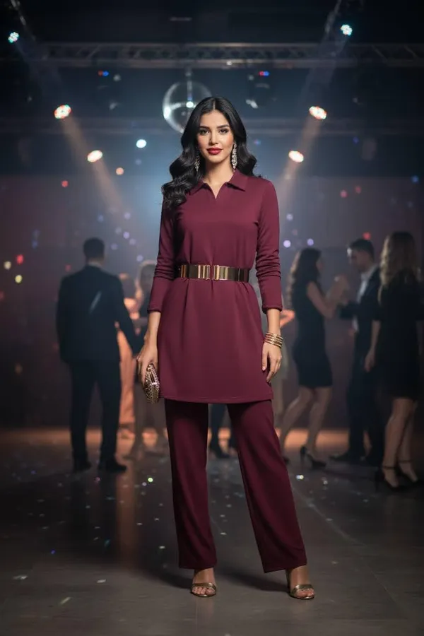 Womens_Co-ord_Set_Stylish_Long_Sleeve_Maroon