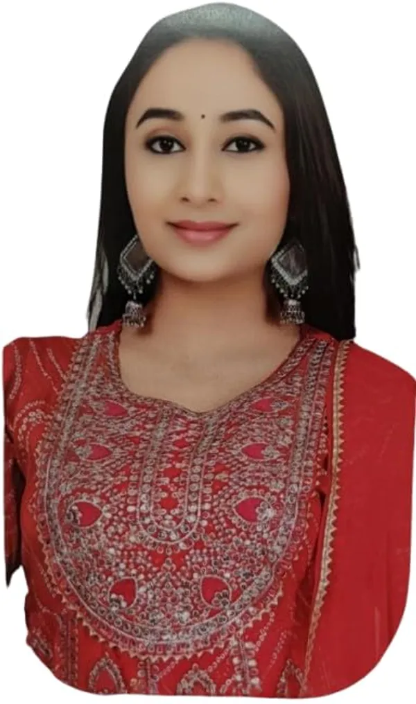 Red_Bandhej_Embroidered_Kameez_With_Salwar_Suit_Set_Red
