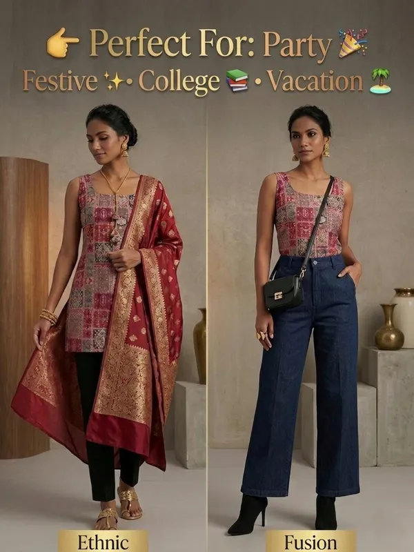 The_XOXO_Women’s_Premium_Sequins_Short_Kurti_Top_–_Stylish_Backless_Dori_Design,_Sleeveless_Ethnic_Fusion_Wear,_Party_&_Festive_Kurti_for_Women
