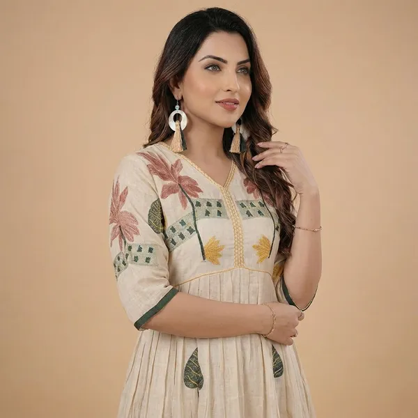 Womens_Floral_Print_Cotton_Midi_Dress