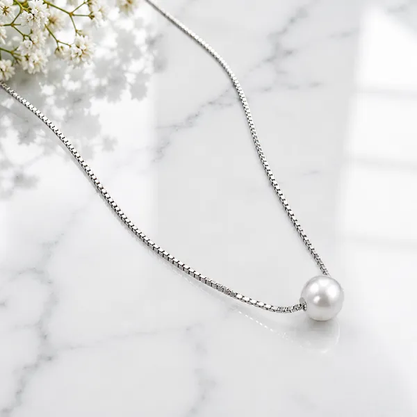 The_Solitaire_Floating_Pearl_Chain_Necklace_-_Made_With_925_Silver