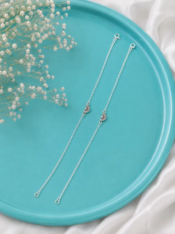 Half_Sun_Charm_Anklet_925_Silver_-_Single