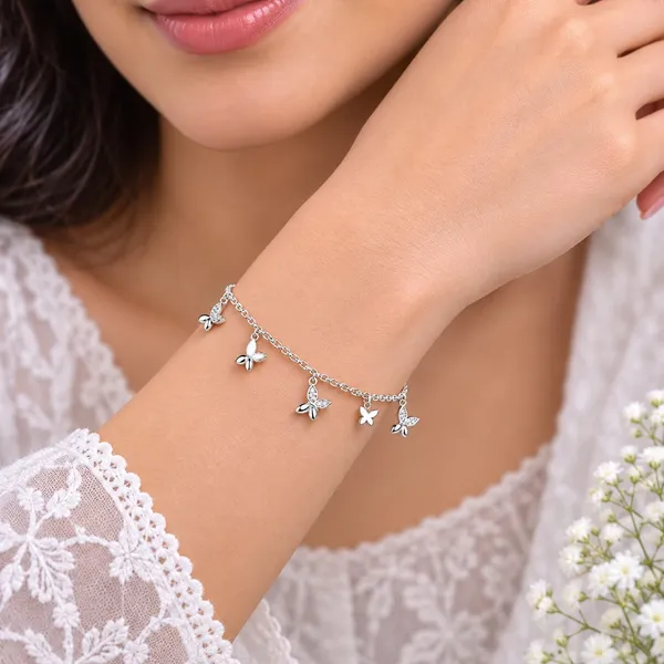 Butterfly_Cascade_Drop_Bracelet_-_Made_With_925_Silver