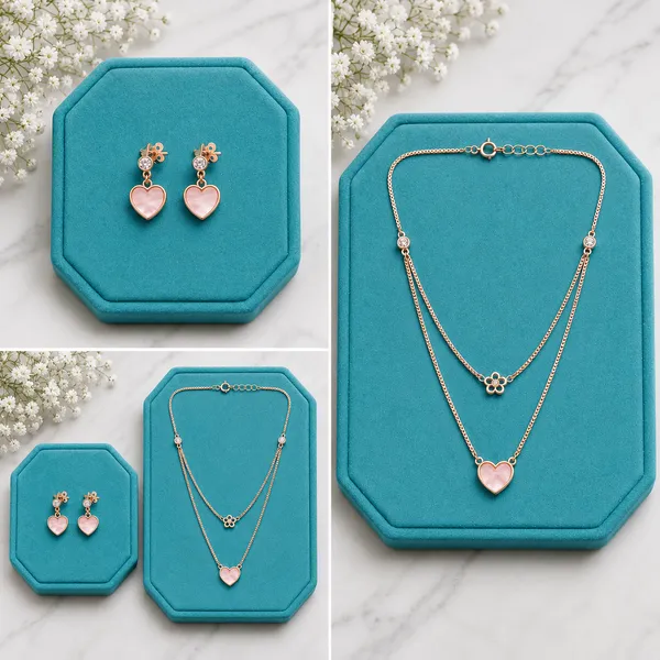 Celeste_Layered_Heart_Necklace_Set_â€“_Rose_Gold_-_925_Sterling_Silver