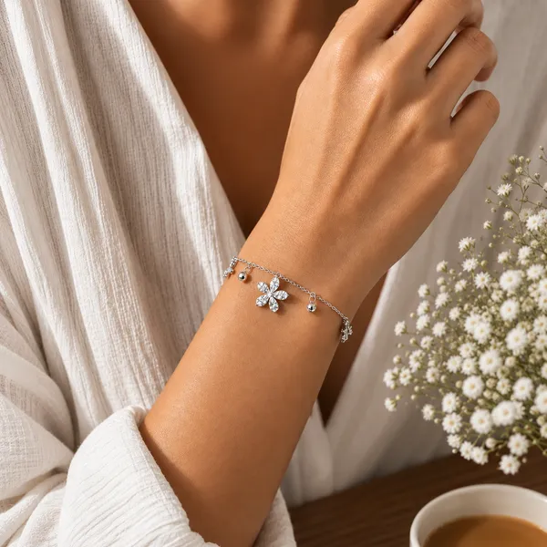 Floral_Cascade_Drop_Bracelet_-_Made_With_925_Silver