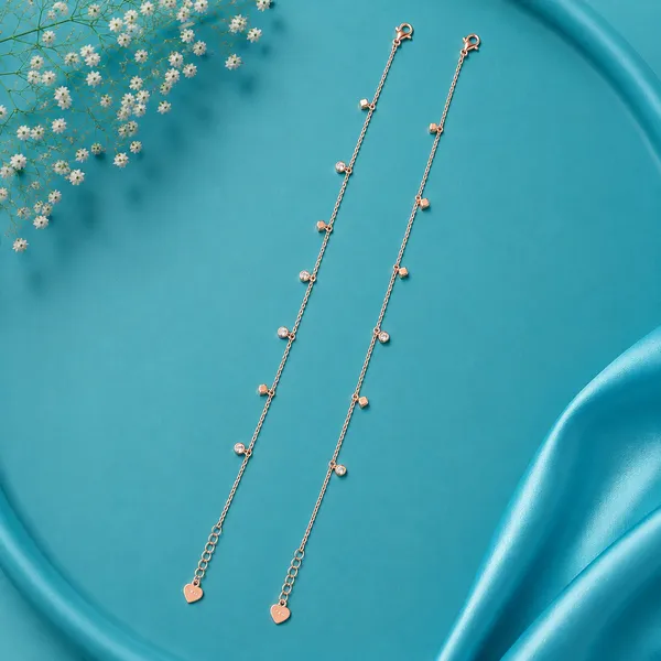 Geometric_Charms_Anklet_-_925_Silver_-_Rose_Gold_-_Single