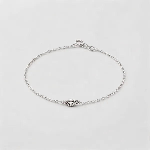 Half_Sun_Charm_Anklet_925_Silver_-_Single
