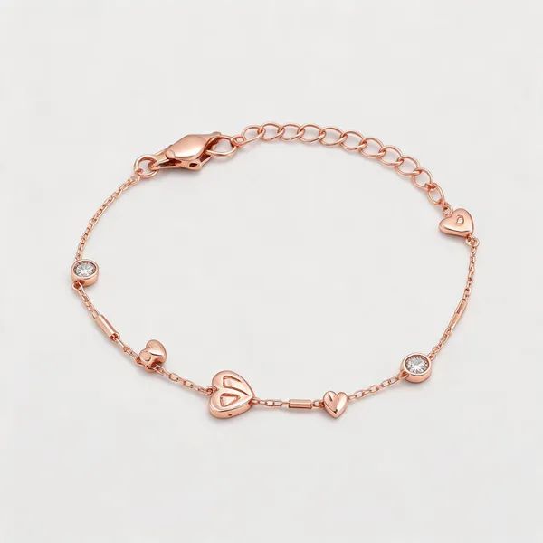 Sweetheart_Bar_&_Disc_Charm_Bracelet_-_Rose_Gold_-_Made_With_925_Silver