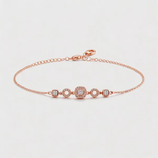The_Halo_Station_Bracelet_-_Rose_Gold_-_Made_With_925_Silver