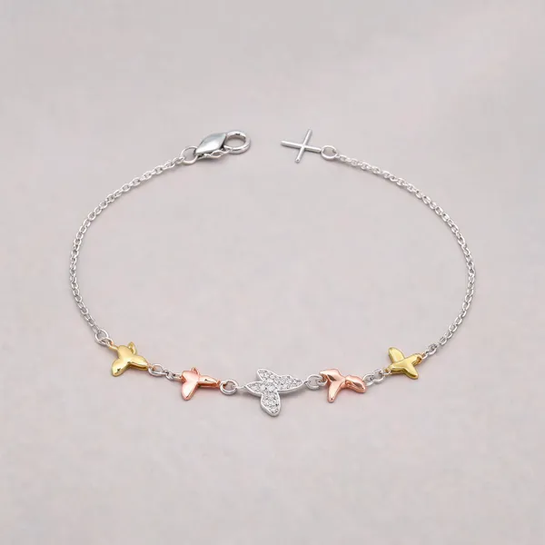 Tri-Color_Butterfly_Flight_Bracelet_-_Made_With_925_Silver