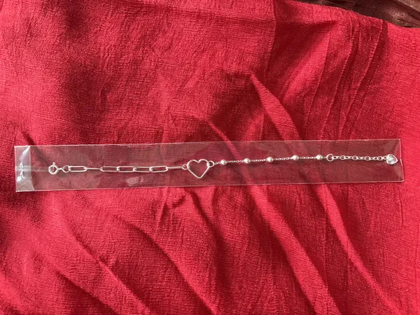Asymmetric_Paperclip_&_Beaded_Chain_Bracelet_-_Made_With_925_Silver