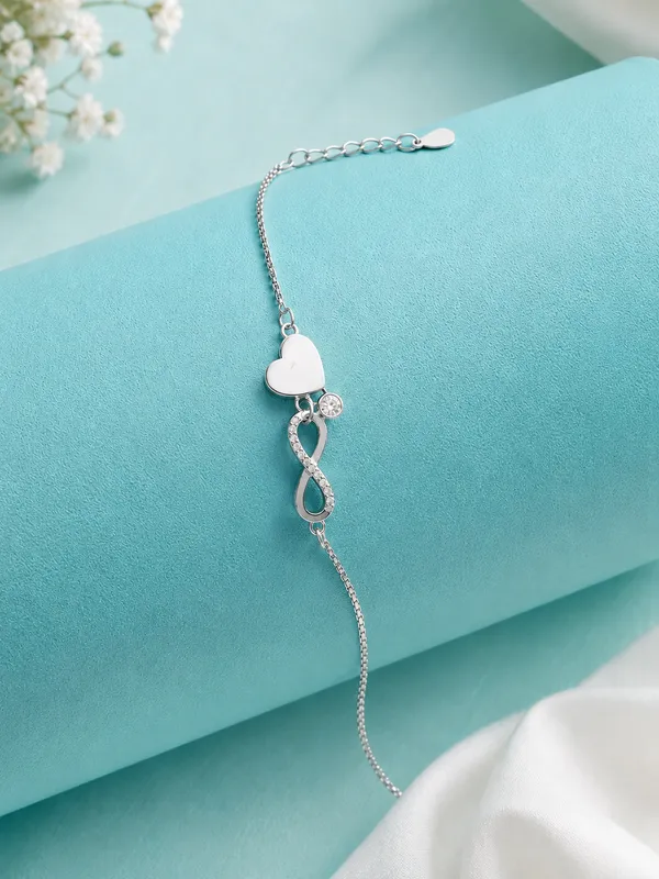 Eternal_Love_Infinity_&_Heart_Bracelet_-_Made_With_925_Silver