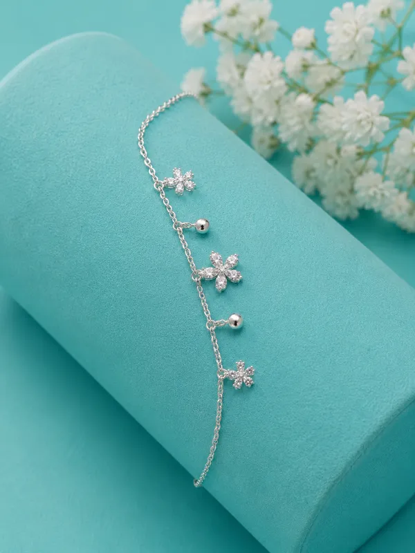 Floral_Cascade_Drop_Bracelet_-_Made_With_925_Silver