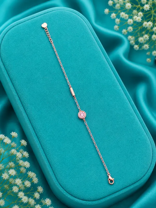 Celestial_Disc_&_Bar_Link_Bracelet_-_Rose_Gold_-_Made_With_925_Silver