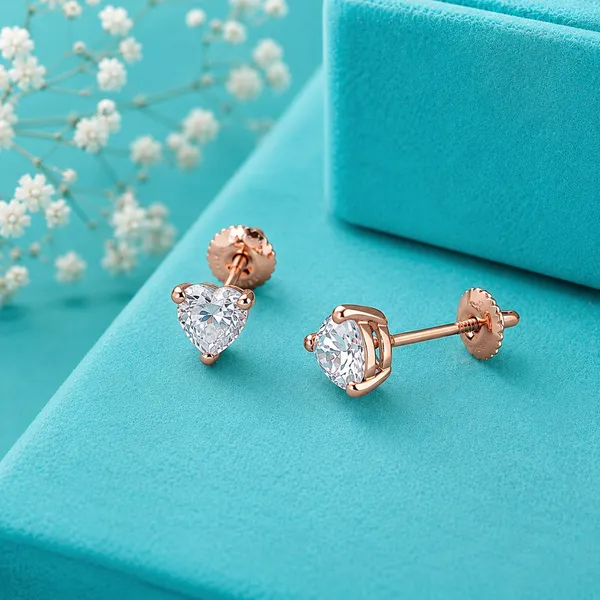 Tivara_Everheart_Crystal_Stud_Earrings_-_Rose_Gold_-_Made_with_925_Silver