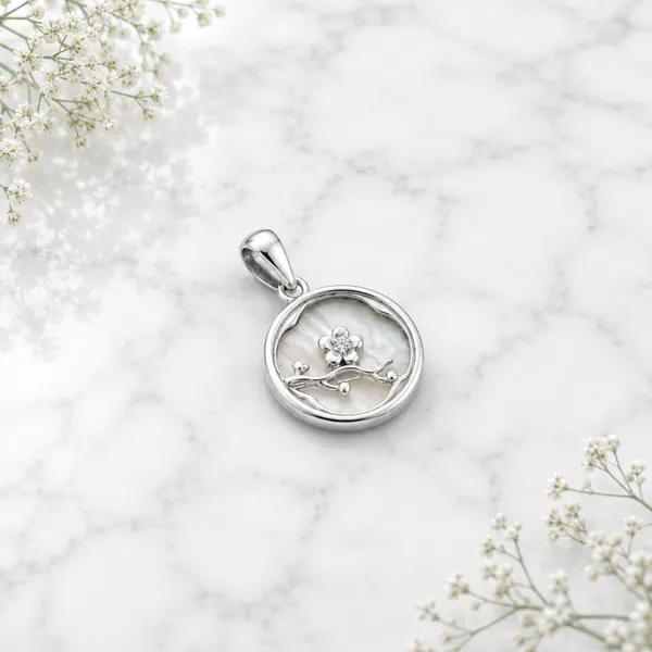 Cherry_Blossom_Branch_Circular_Statement_Charm_-_Made_With_925_Silver