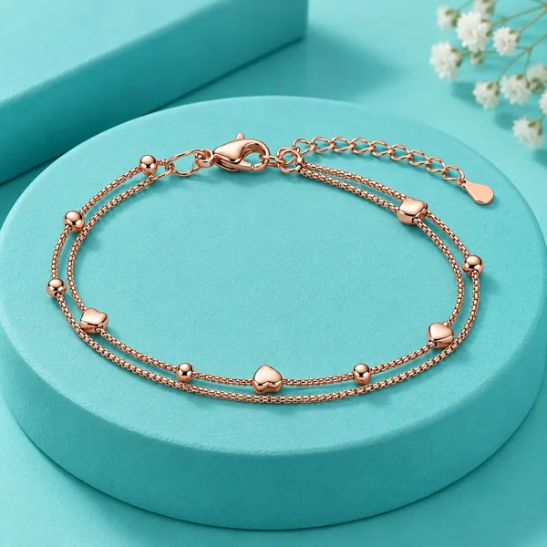 Dual_Heart_Bead_Bracelet_-_Rose_Gold_-_Made_With_925_Silver