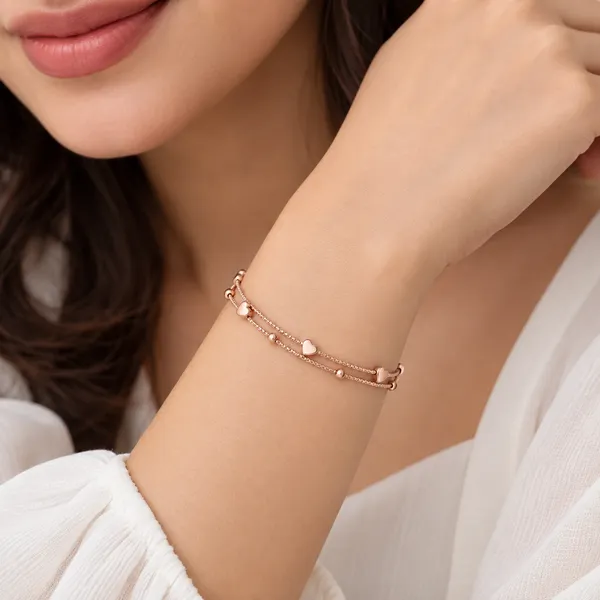 Dual_Heart_Bead_Bracelet_-_Rose_Gold_-_Made_With_925_Silver