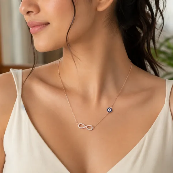 Infinity_Evil_Eye_Necklace_-_Rose_Gold_-_925_Silver