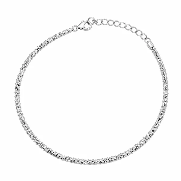 Twisted_Italian_Shimmer_Anklet_925_Silver_-_Single