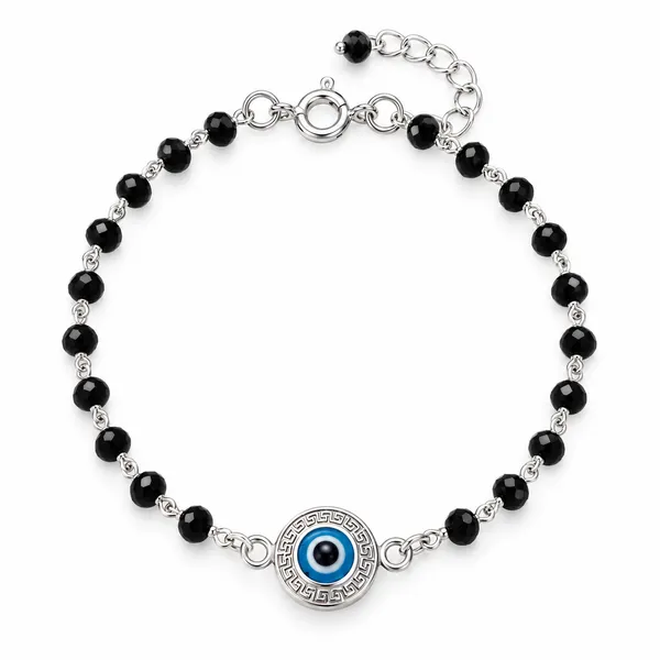Tivara_Evil_Eye_Onyx_Charm_Bracelet_-_Made_with_925_Silver