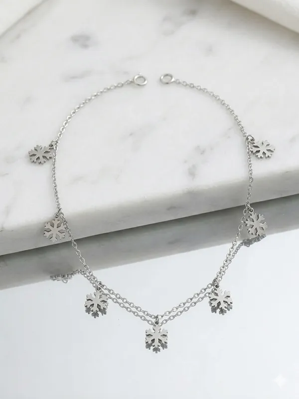 Multi_Snowflake_Charm_Necklace_-_Made_With_925_Silver