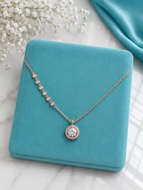 Halo_Solitaire_Pendant_Necklace_-_Rose_Gold_-_Made_With_925_Silver
