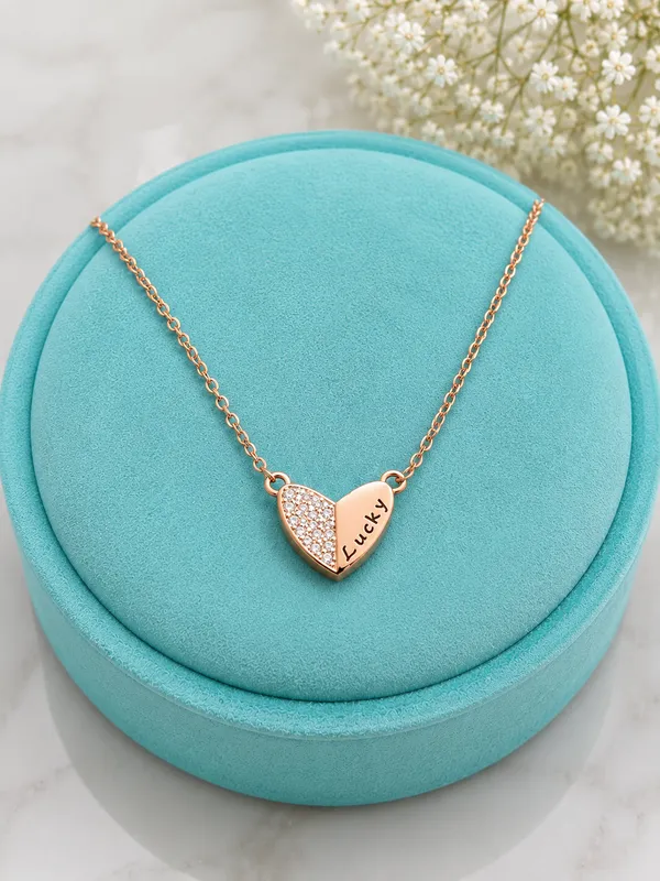 Lucky_Heart_Pendant_Necklace_-_Rose_Gold_-_925_Sterling_Silver